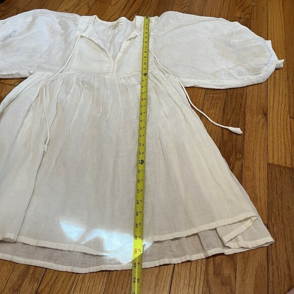 Daughters of India Kyra Mini Dress in White Gauze Size XS - Picture 8 of 10